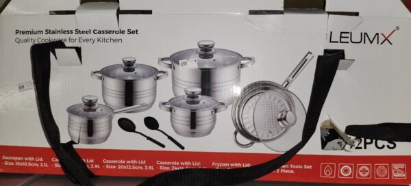 ድስቲ  Cookware Set 12 pcs