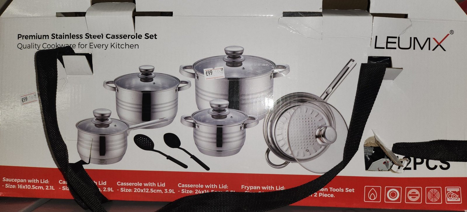 ድስቲ  Cookware Set 12 pcs