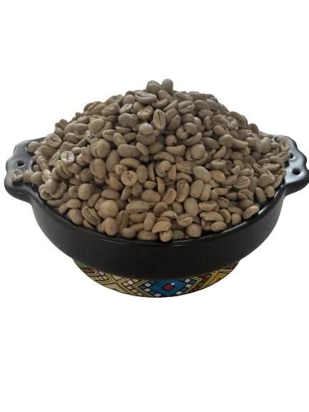 Ongebrande koffiebonen/ቡን