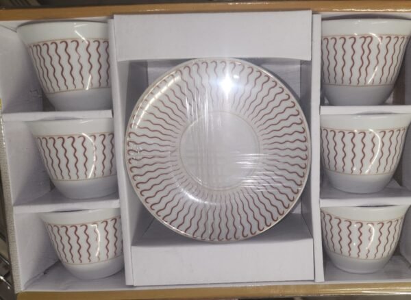 6 Coffee Sets /  ፍንጃል 6  ሓባ